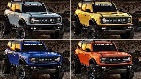 A Handful of Renderings Imagines the 2022 Ford Bronco Raptor in ...