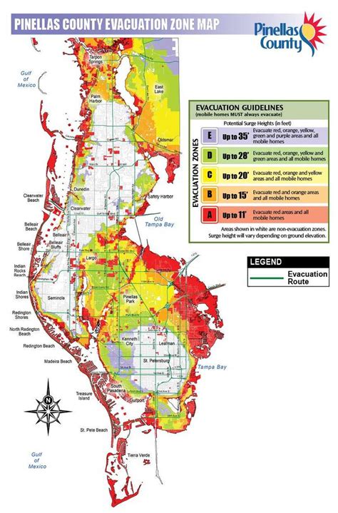 Pinellas County Map With Cities