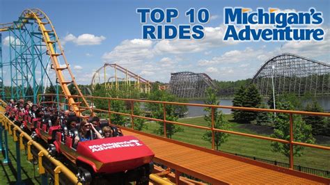 Top 10 Rides at Michigan's Adventure - YouTube