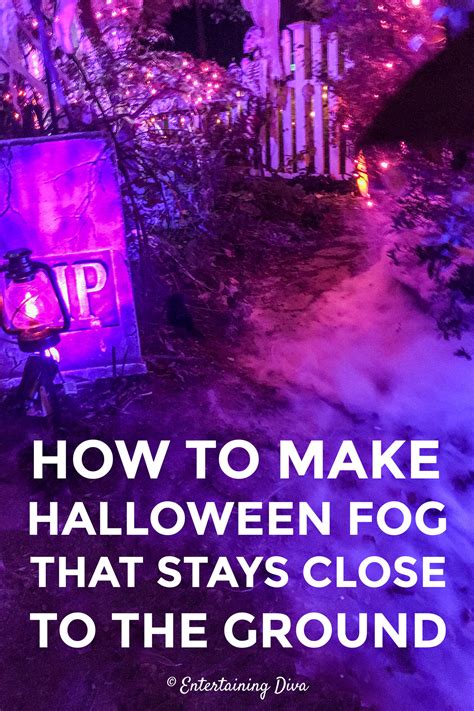 Halloween Fog Machine Ideas: How To Make Low Lying Fog - Entertaining ...