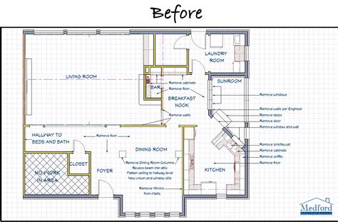 Hello, Open & Flowing Floor Plan! A Complete Kitchen & Bar Remodel