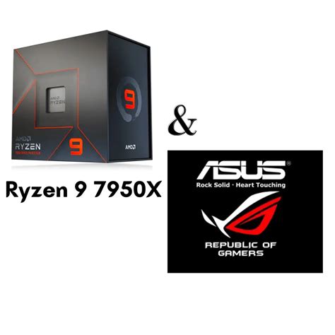 RYZEN 9 7950X ASUS ROG MOTHERBOARD COMBO - LX INDIA