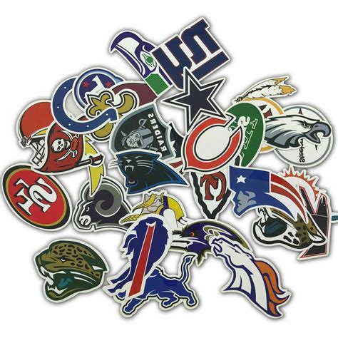 32 NFL Teams Logo Decal Vinyl Stickers