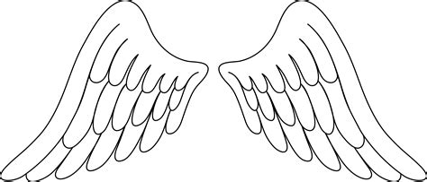 Angel Wings Clip Art Image