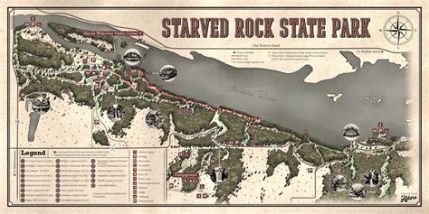 STARVED ROCK MAP | Starved Rock Hikers