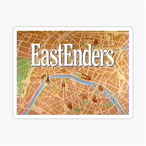 "EastEnders" Sticker by shopAVNAN | Redbubble