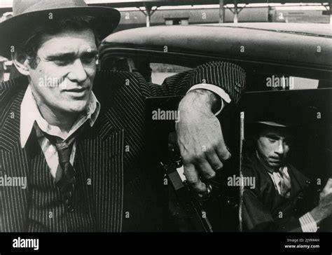 American actors Bo Hopkins and Robert Walden in the movie The Kansas ...