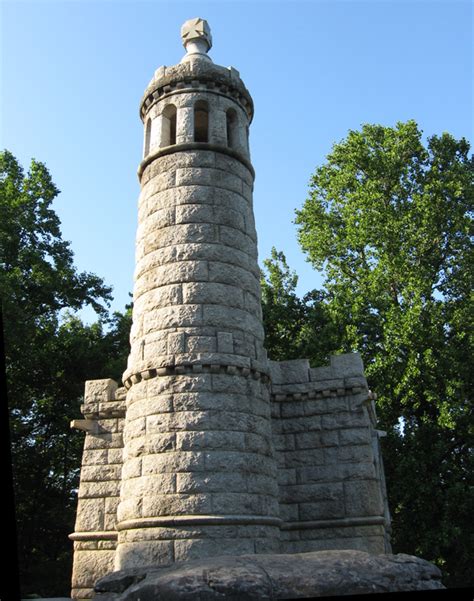 View of the 44th New York Monument on Little Round Top