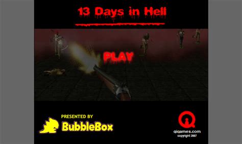 Games for teenagers: 13 Days in Hell