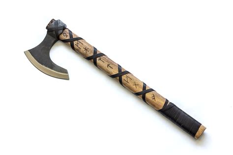 Norse Tradesman 14 Viking Throwing Axe Hand-Forged Hatchet For Rugged ...