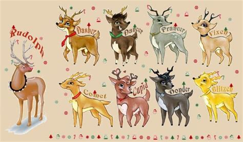 DealDasher Reindeers Rock | Santas reindeer names, Santa’s reindeer ...