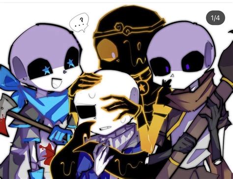 sans aus x classic sans ship/ pictures\ - sans x evil star sanses ...