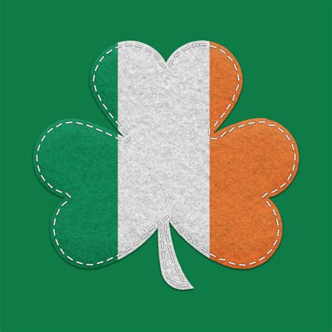 Irish Flag Irish Shamrock - Irish Flag - T-Shirt | TeePublic