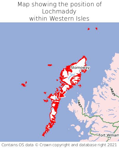 Where is Lochmaddy? Lochmaddy on a map