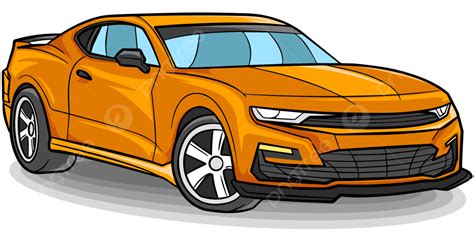 Orange Luxury Sport Car, Sport Car, Racing, Transparent PNG and Vector ...