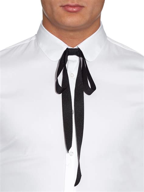 Lyst - Gucci Silk-Grosgrain Neck Tie in Black for Men