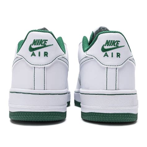 nike big kids air force 1 white white pine green