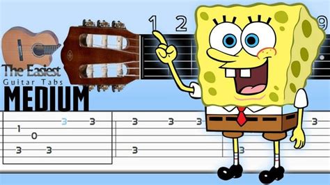 The Easiest Guitar Tabs: Spongebob Squarepants - Ending Theme Song ...