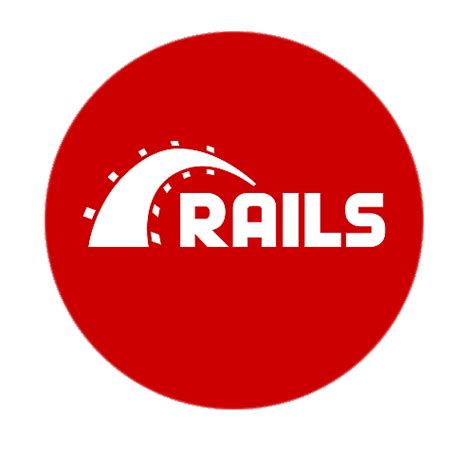 Ruby on Rails round logo transparent PNG - StickPNG