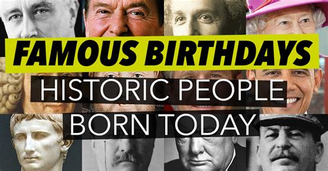 Famous Birthdays