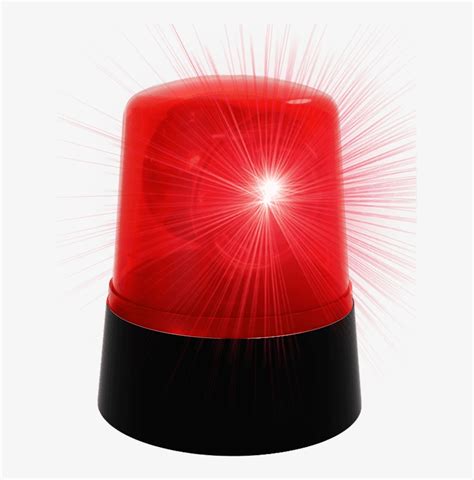 Mini Police Light, Red - - Flashing Red Light Png - Free Transparent ...