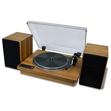 Toshiba TY-LP200 - Vinyl Record Player Turntable, with 2 Hifi Speakers ...