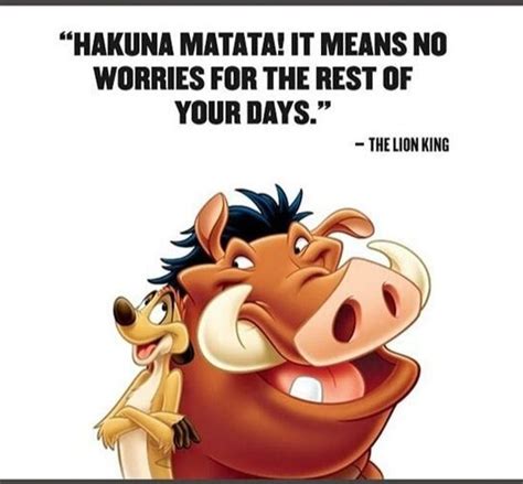 Timon and Pumba say it best!! | Uplifting quotes, Disney quotes ...