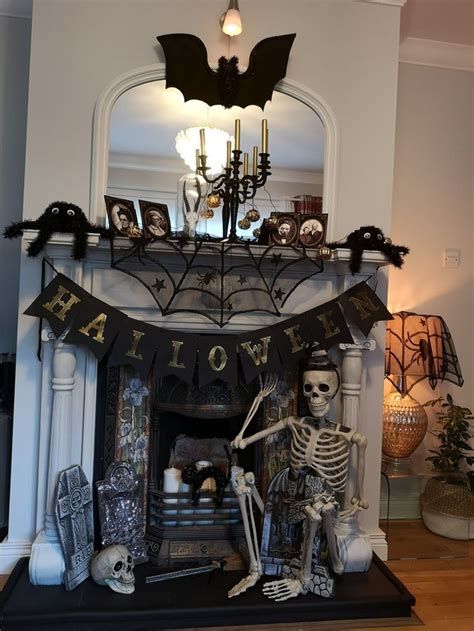 20+ Decorate Fireplace For Halloween