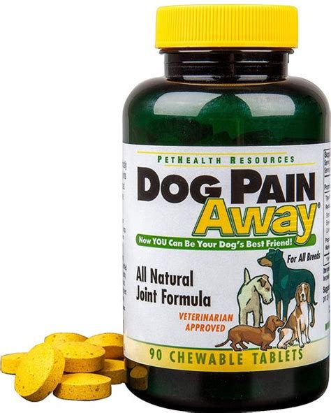 DOG PAIN AWAY All Natural Joint Supplement, 90-chews - Chewy.com