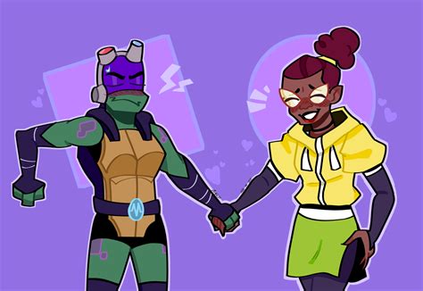 Donnie ‘n’ April - ROTTMNT Angiie Things - Illustrations ART street