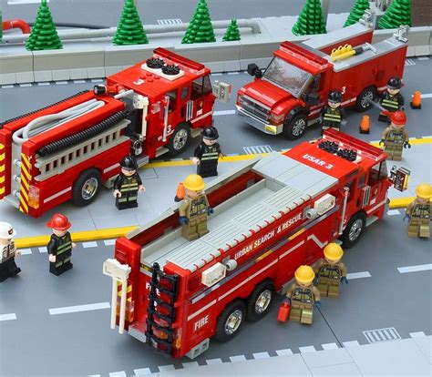 Fire trucks so cool, you could say they're on fire - The Brothers Brick ...