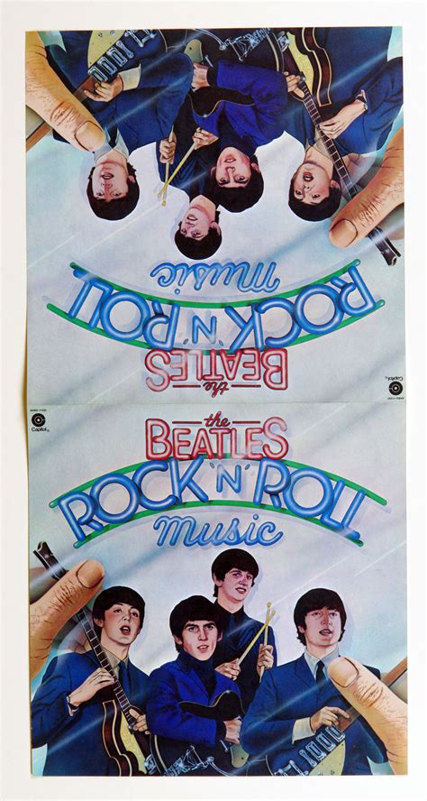 The Beatles Poster Clothesline 1976 Rock 'n' Roll Music Album Promotion ...