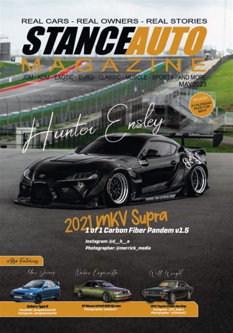 Stance Auto Printed Magazine May 2023 | Car magazine, Magazine, Print ...