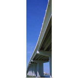 "Low angle view of a bridge, Clearwater Pass Bridge, Clearwater Beach ...