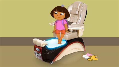 Dora dipping her feet in warm water by sepilloIsCool1234 on DeviantArt