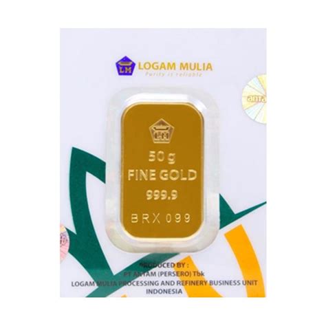 Jual PENTACLES - Logam Mulia ANTAM 50 gram Press Sertifikat di Seller ...