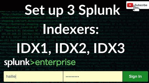 Set up 3 Splunk Indexers: IDX1, IDX2, IDX3 in AWS - YouTube