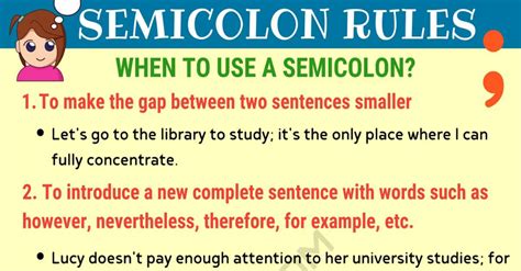 What is a semicolon? What is (;) called? Learn how and when to use a ...