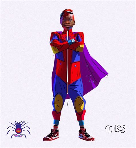 Miles Morales | Concept art world, Concept art, Character design