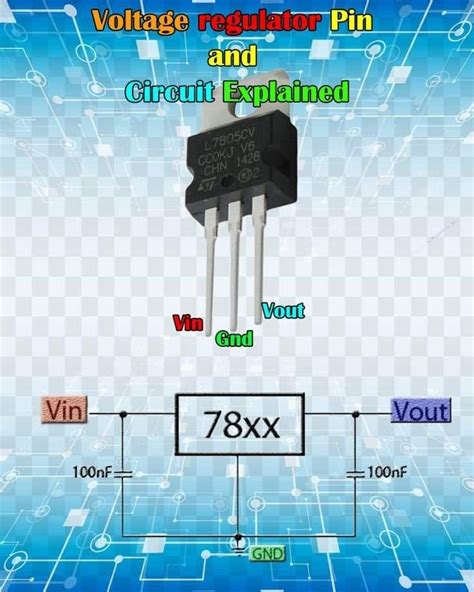 Regulador de Voltaje LM78XX in 2022 | Voltage regulator, Electronics ...