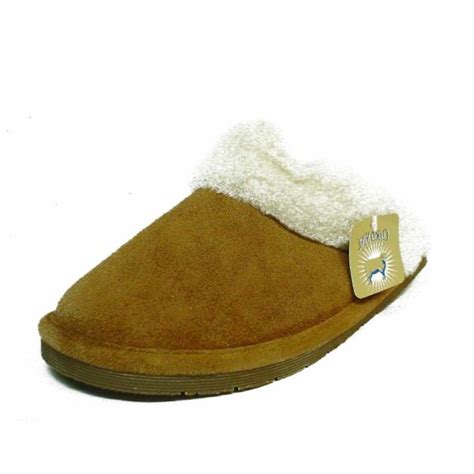 Cloud Nine Sheepskin S300L Scuff Slippers Mocha Wool Color white ...