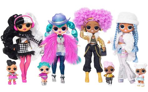 LOL OMG Winter Disco 4 pack doll set - YouLoveIt.com