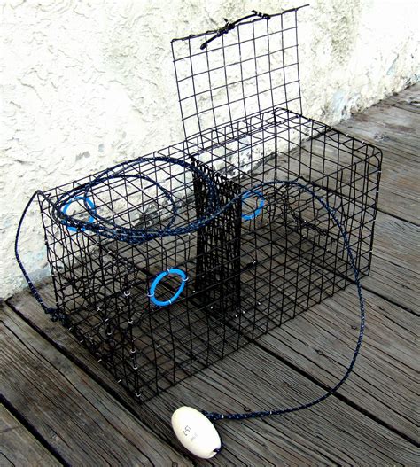 Blue Crab Trap - Galvanized or Vinyl Coated Wire Trap – Lee Fisher ...