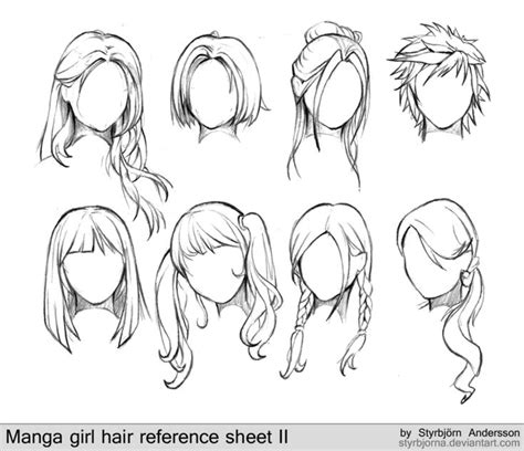 How To Draw A Anime Girl Hair