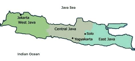 Java Island World Map