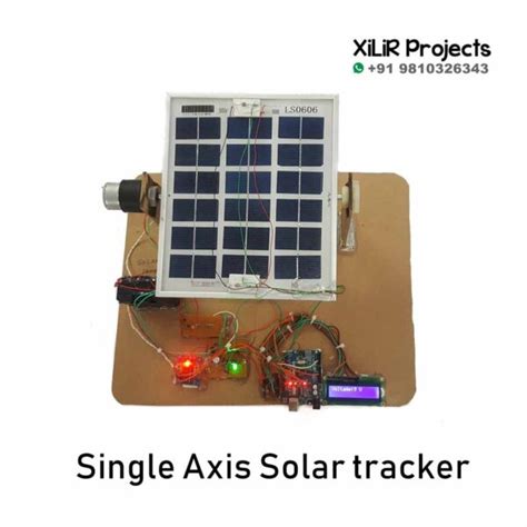 Single Axis Solar Tracker - M.Tech B.Tech Engineering Projects Thesis ...