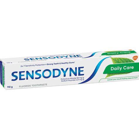 Sensodyne Daily Care Toothpaste For Sensitive Teeth 110g | Woolworths