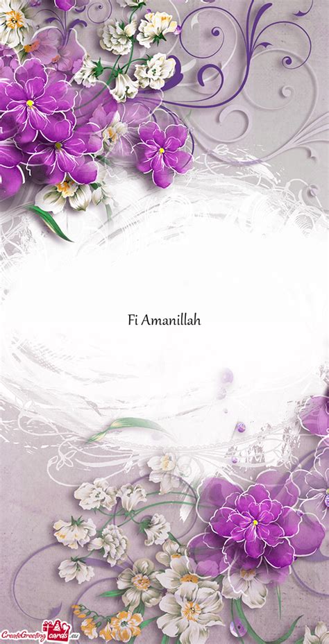 Fi Amanillah - Free cards