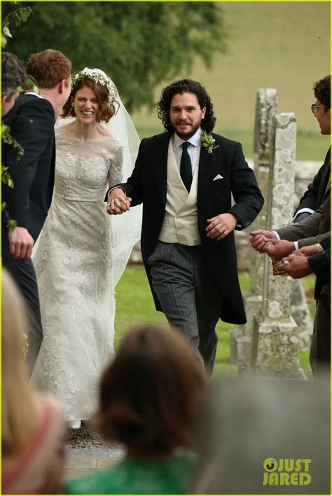 Kit Harington & Rose Leslie Are Married - See Wedding Photos!: Photo ...