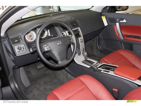 Cranberry/Off Black Interior 2013 Volvo C70 T5 Photo #78609586 ...